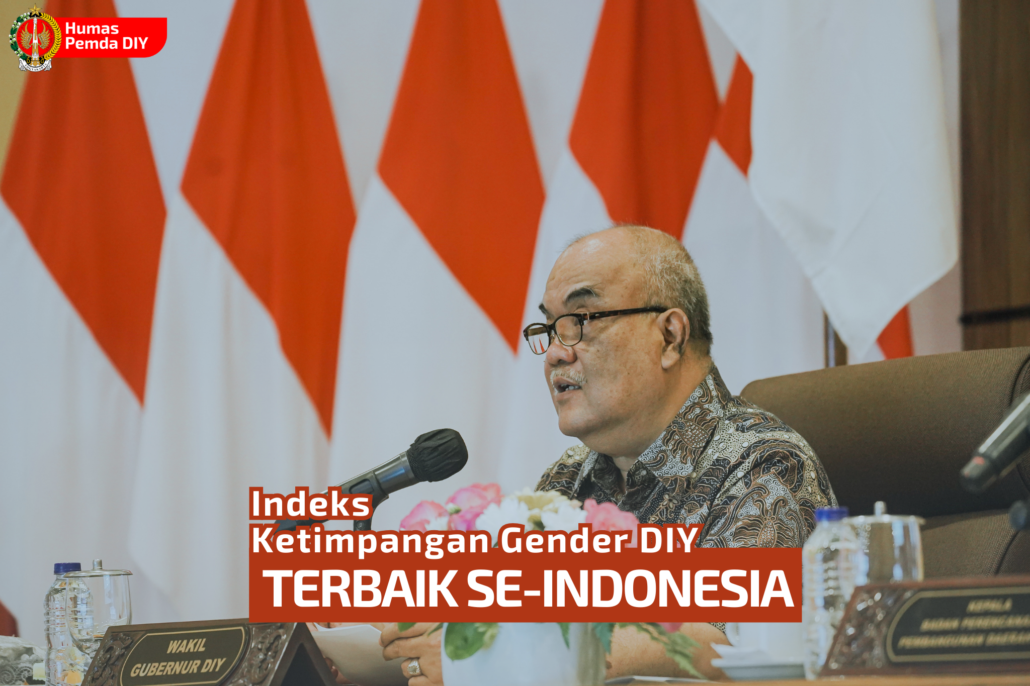 Indeks Ketimpangan Gender DIY Terbaik se-Indonesia